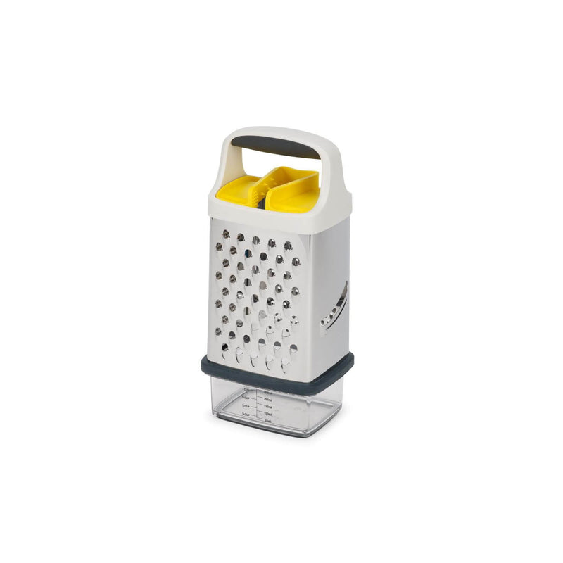 Joseph Joseph Multi-Grip Box Grater with Precision Food Grip - Yellow