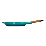 Le Creuset Signature Cast Iron 28cm Frying Pan - Bleu Riviera