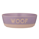 Mason Cash 20cm x 6.7cm Stoneware 'Woof' Dog Bowl