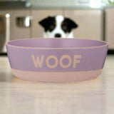 Mason Cash 20cm x 6.7cm Stoneware 'Woof' Dog Bowl