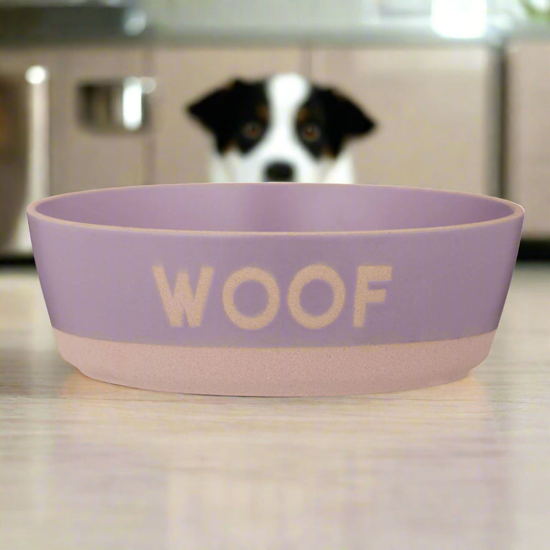 Mason Cash 20cm x 6.7cm Stoneware 'Woof' Dog Bowl