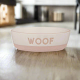 Mason Cash 16cm x 5cm Stoneware 'Woof' Dog Bowl