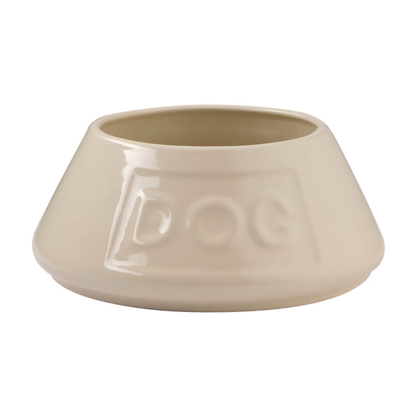 Mason Cash Stoneware 21cm Non-Tip Dog Bowl - Cream