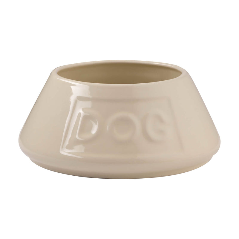 Mason Cash Stoneware 21cm Non-Tip Dog Bowl - Cream
