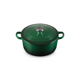 Le Creuset Signature Cast Iron 22cm Round Casserole - Juniper
