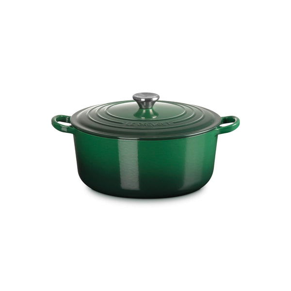 Le Creuset Signature Cast Iron 26cm Round Casserole - Juniper
