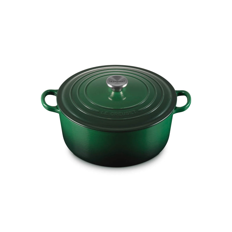 Le Creuset Signature Cast Iron 26cm Round Casserole - Juniper
