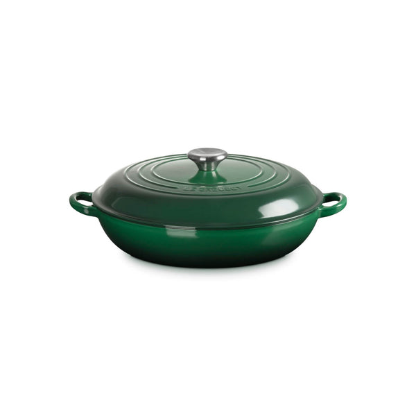 Le Creuset Signature Cast Iron 30cm Shallow Casserole - Juniper
