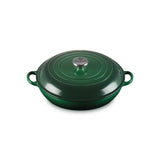 Le Creuset Signature Cast Iron 30cm Shallow Casserole - Juniper