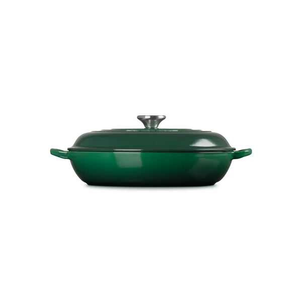 Le Creuset Signature Cast Iron 30cm Shallow Casserole - Juniper