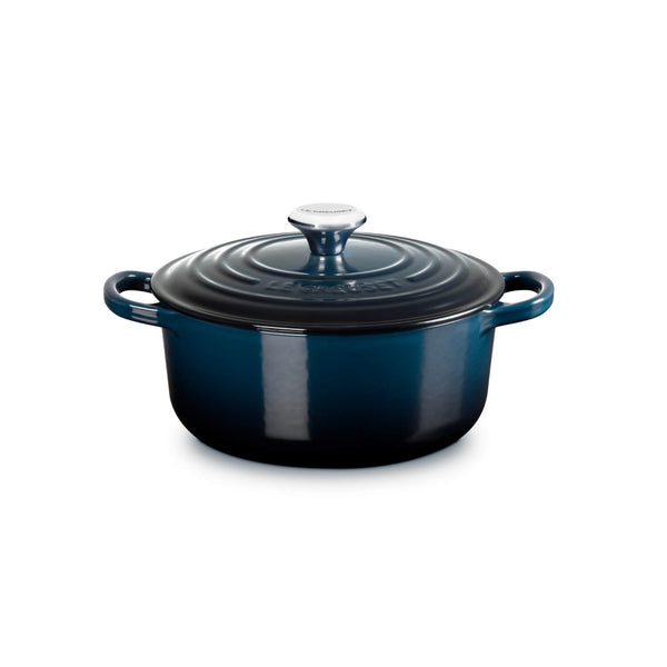 Le Creuset Signature Cast Iron 20cm Round Casserole - Nuit
