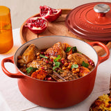 Le Creuset Signature Cast Iron 20cm Round Casserole - Cayenne