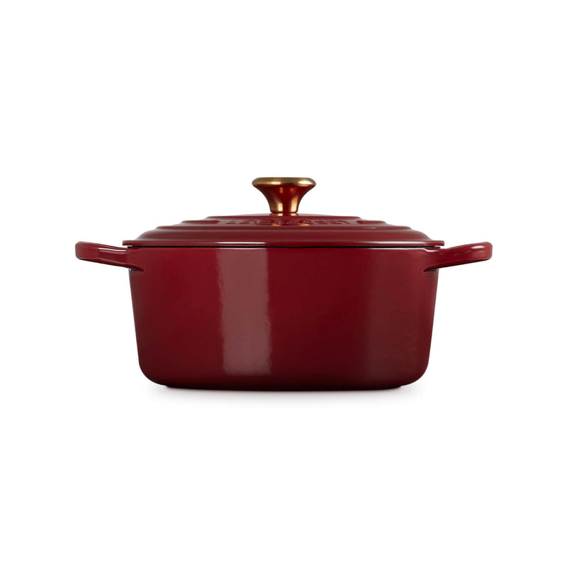 Le Creuset Signature 22cm Cast Iron Round Casserole - Rhone