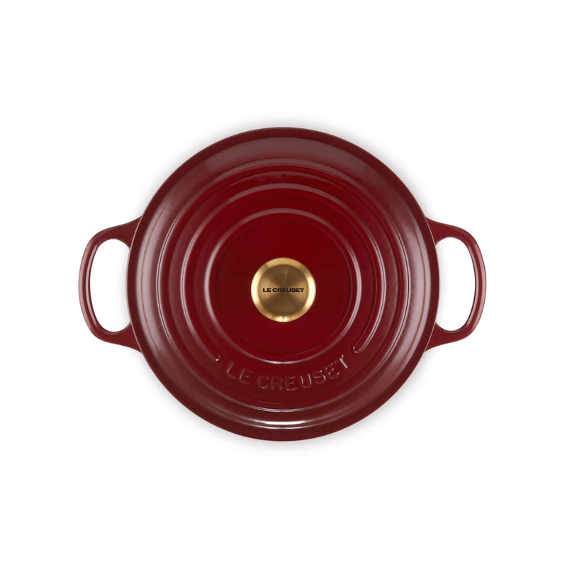 Le Creuset Signature 22cm Cast Iron Round Casserole - Rhone