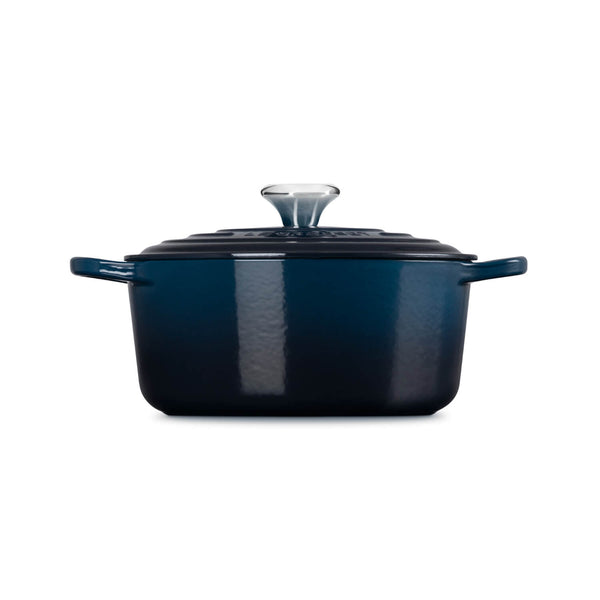 Le Creuset Signature Cast Iron 24cm Round Casserole - Nuit