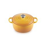 Le Creuset Signature Cast Iron 24cm Round Casserole - Nectar