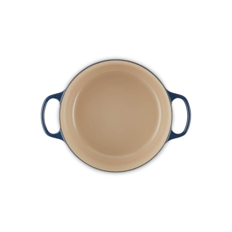 Le Creuset Signature 26cm Cast Iron Round Casserole - Ink