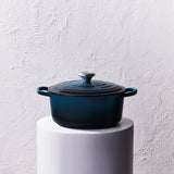 Le Creuset Signature Cast Iron 28cm Round Casserole - Nuit