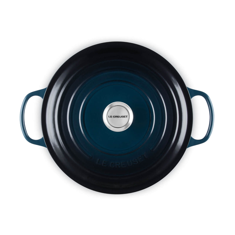 Le Creuset Signature Cast Iron 28cm Round Casserole - Nuit