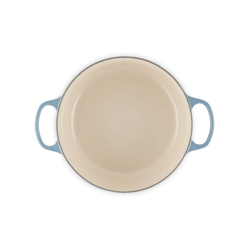 Le Creuset Signature Cast Iron 28cm Round Casserole - Chambray