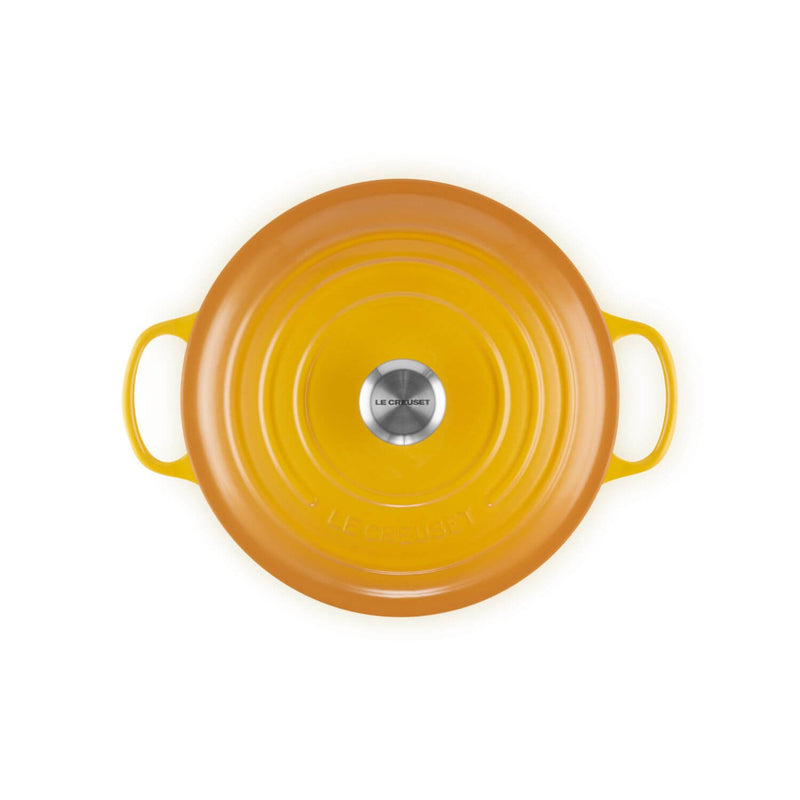 Le Creuset Signature Cast Iron 28cm Round Casserole - Nectar