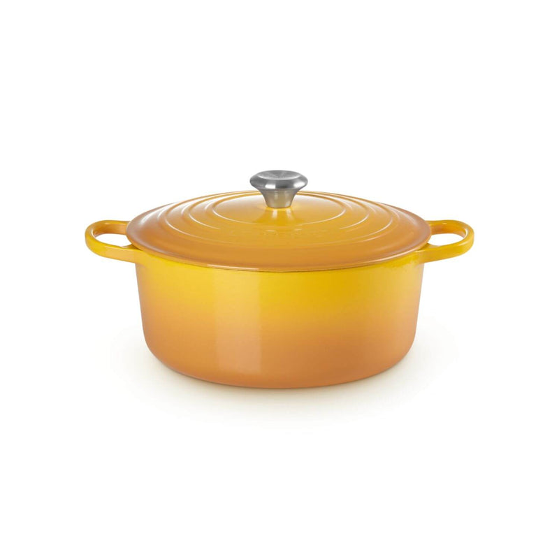 Le Creuset Signature Cast Iron 28cm Round Casserole - Nectar