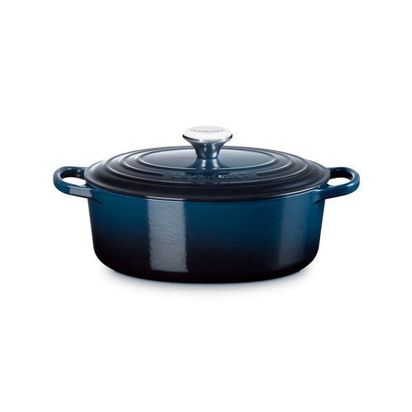 Le Creuset Signature Cast Iron 27cm Oval Casserole - Nuit