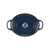 Le Creuset Signature 27cm Cast Iron Oval Casserole - Ink