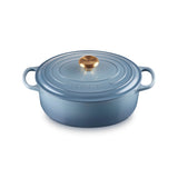 Le Creuset Signature 29cm Cast Iron Oval Casserole - Chambray