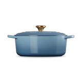 Le Creuset Signature 29cm Cast Iron Oval Casserole - Chambray