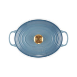 Le Creuset Signature Cast Iron 29cm Oval Casserole - Chambray