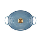 Le Creuset Signature 29cm Cast Iron Oval Casserole - Chambray