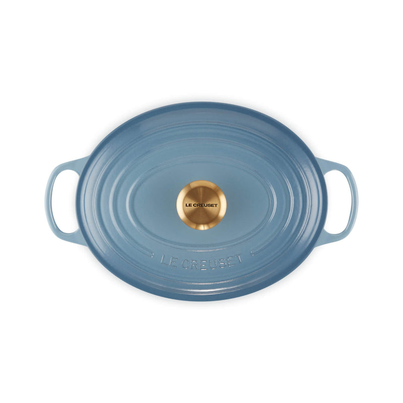 Le Creuset Signature Cast Iron 29cm Oval Casserole - Chambray