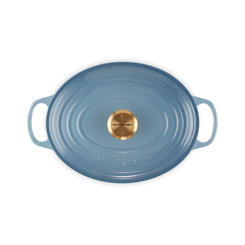 Le Creuset Signature 29cm Cast Iron Oval Casserole - Chambray