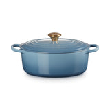 Le Creuset Signature Cast Iron 29cm Oval Casserole - Chambray