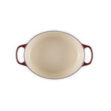 Le Creuset Signature Cast Iron 29cm Oval Casserole - Garnet