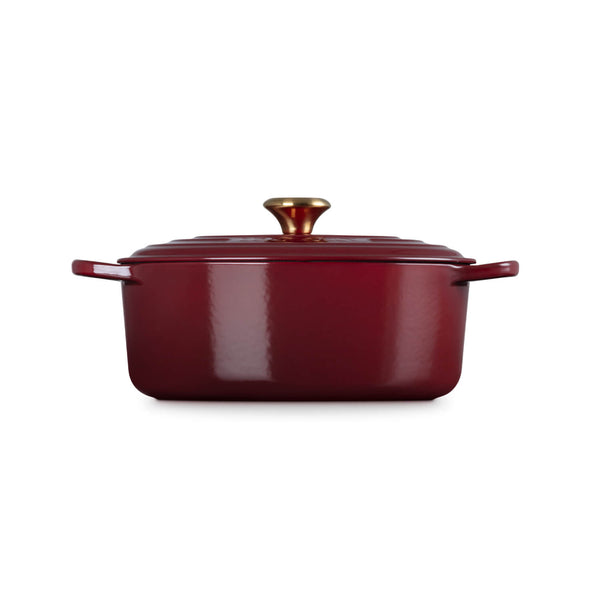Le Creuset Signature Cast Iron 29cm Oval Casserole - Garnet