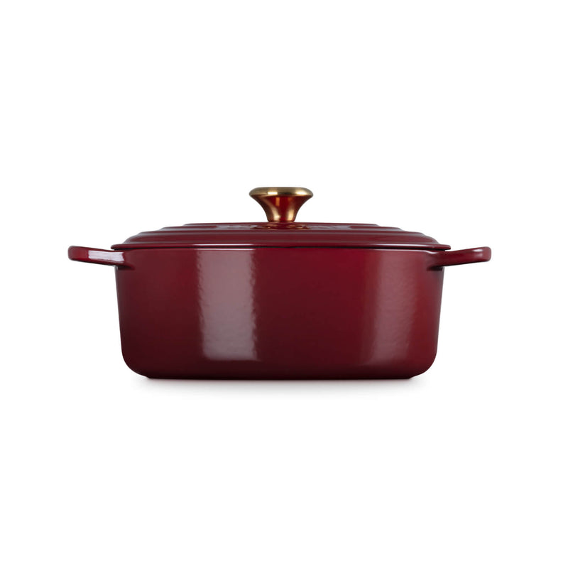 Le Creuset Signature Cast Iron 29cm Oval Casserole - Garnet