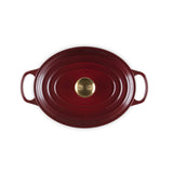 Le Creuset Signature Cast Iron 29cm Oval Casserole - Garnet