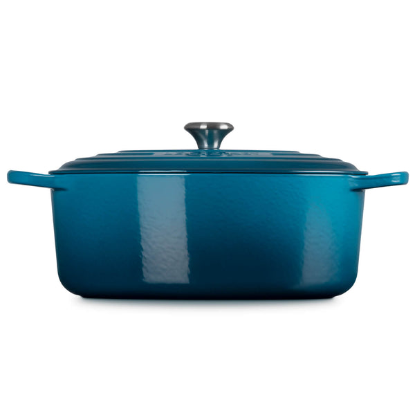 Le Creuset Signature 35cm Cast Iron Oval Casserole - Deep Teal