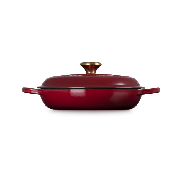 Le Creuset Signature 26cm Cast Iron Shallow Round Casserole - Rhone