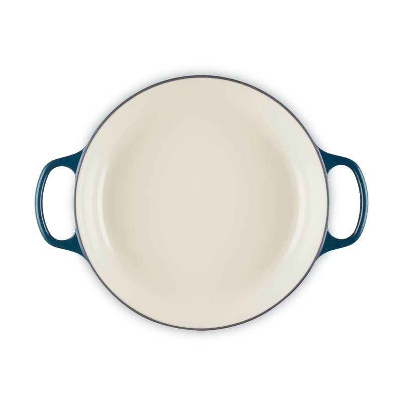Le Creuset Signature Cast Iron 30cm Round Shallow Casserole - Nuit