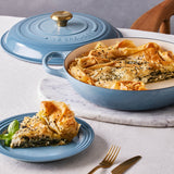 Le Creuset Signature Cast Iron 30cm Shallow Round Casserole - Chambray