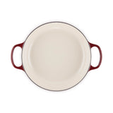Le Creuset Signature Cast Iron 30cm Shallow Round Casserole - Garnet