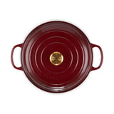 Le Creuset Signature Cast Iron 30cm Shallow Round Casserole - Garnet