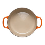 Le Creuset Signature Cast Iron Deep Round Casserole & 3 Piece Rectangular Oven Dish Set - Volcanic