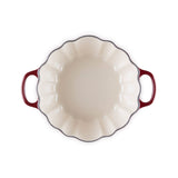 Le Creuset Halloween Signature Cast Iron 24cm Pumpkin Casserole - Garnet