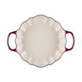 Le Creuset Halloween Signature Cast Iron 28cm Pumpkin Shallow Casserole - Garnet