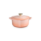 Le Creuset Cast Iron 20cm Heart Shaped Casserole - Peche