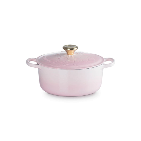 Le Creuset x Wicked Limited Edition Glinda Signature 24cm Cast iron Round Casserole - Shell Pink